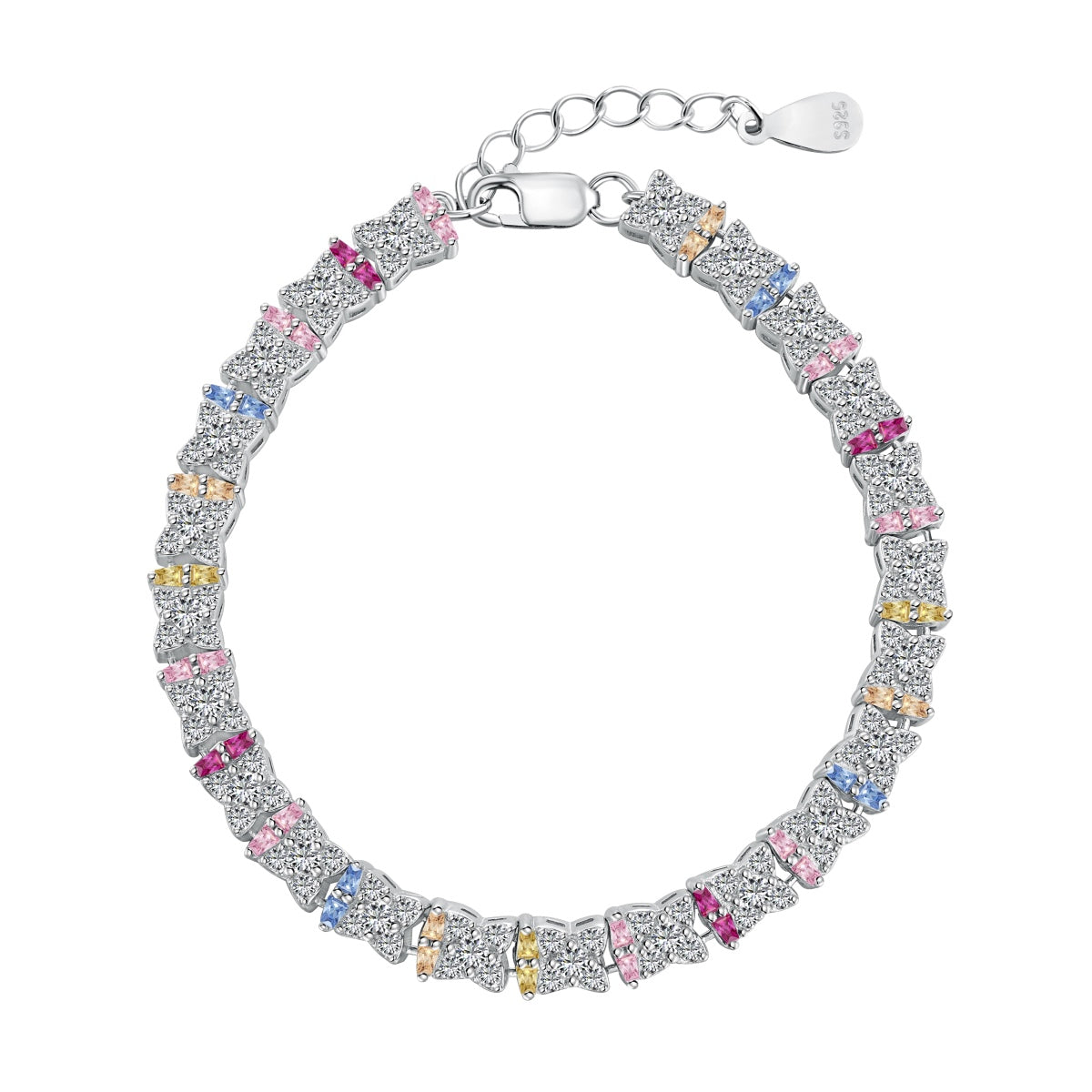 [Tonmkive Jewelry]Unique Colorful Flower Shape Daily Bracelet