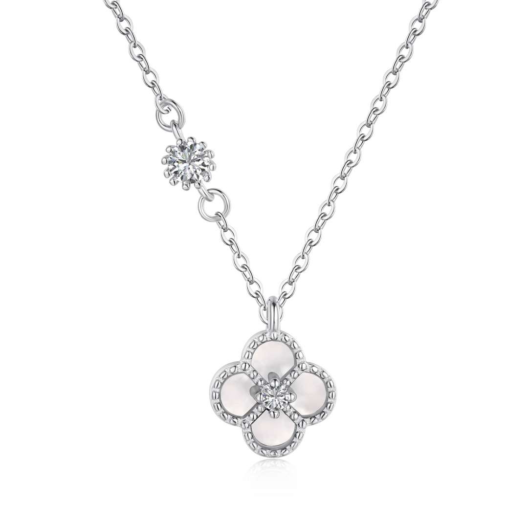 [Tonmkive Jewelry]Delicate Flower Shape Necklace