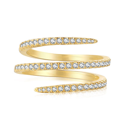 [Tonmkive Jewelry]Unique Vibrant Entangle Daily Ring