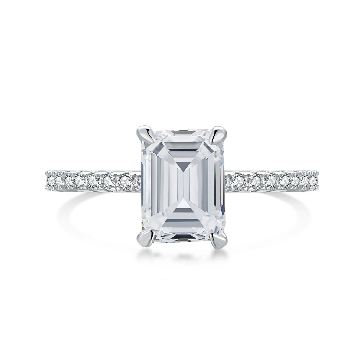 [Tonmkive Jewelry]2.0 Carat Scintillating Ornate Radiant Cut Party Ring