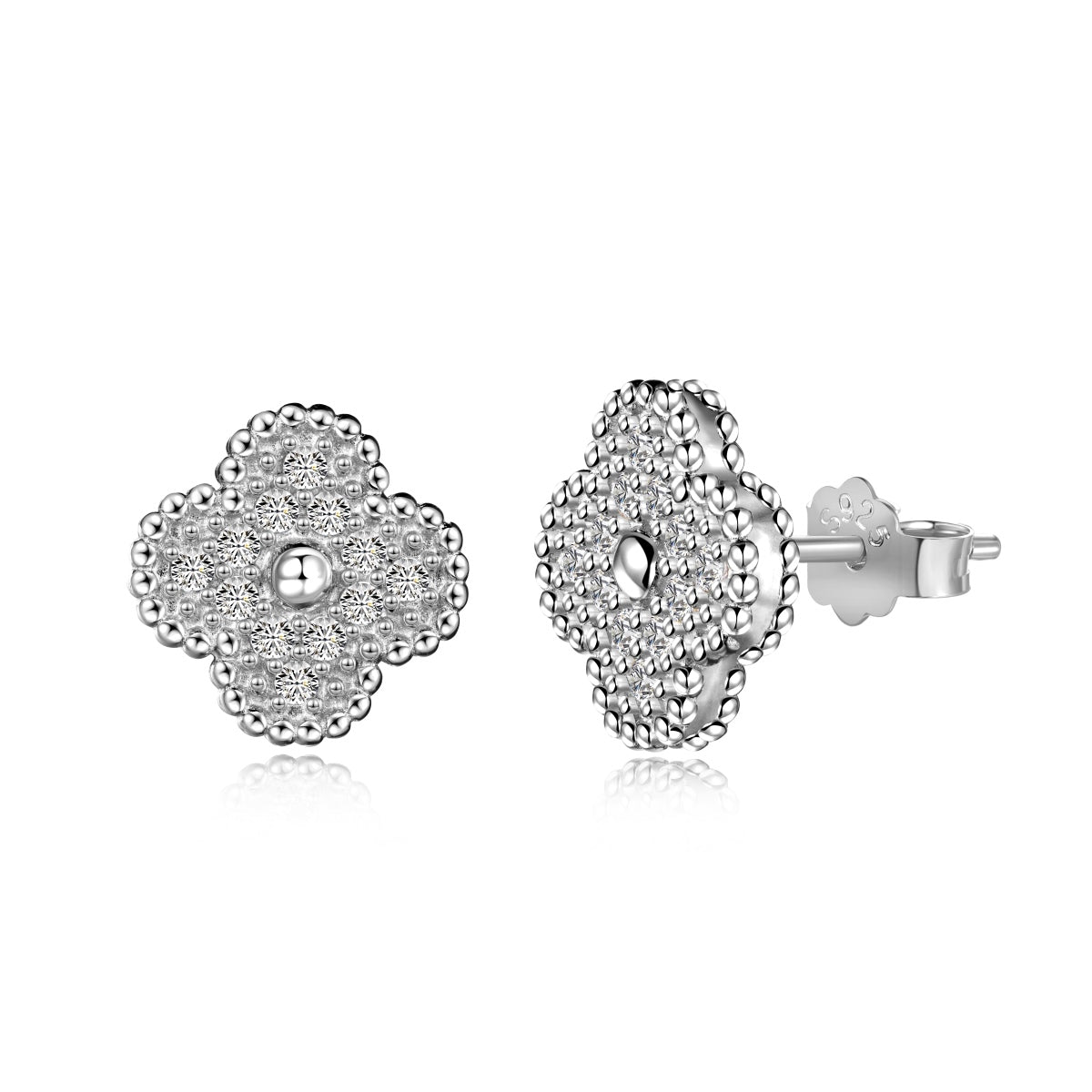 [Tonmkive Jewelry]Four Leaf Clover Fashion Earrings