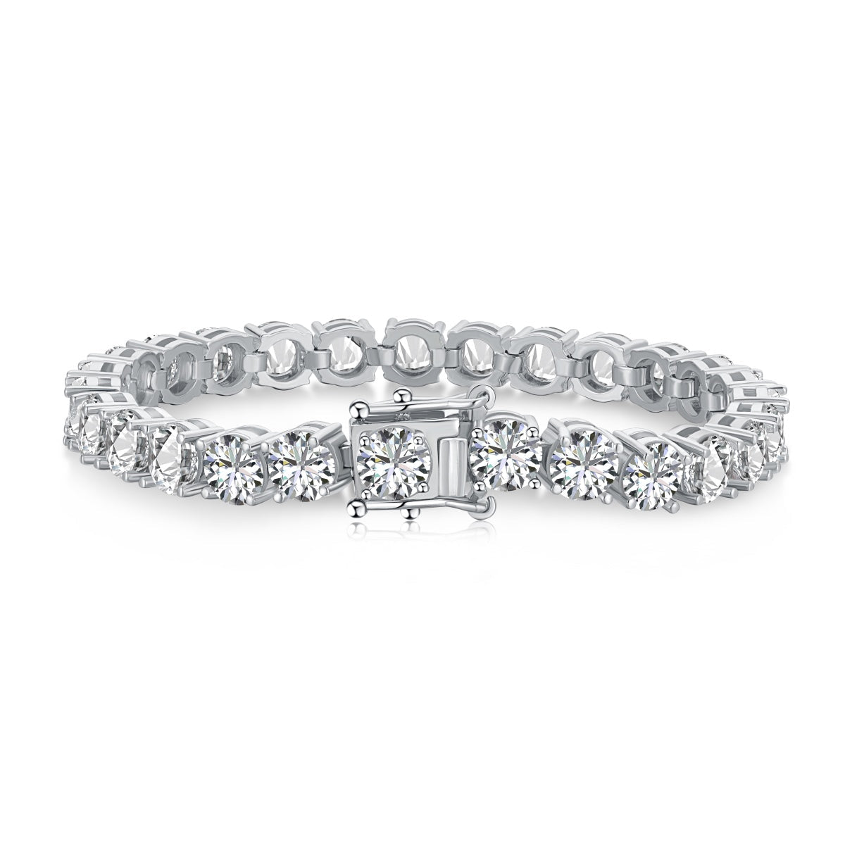 [Tonmkive Jewelry]0.75 Carat Dazzling Round Cut Wedding Bracelet