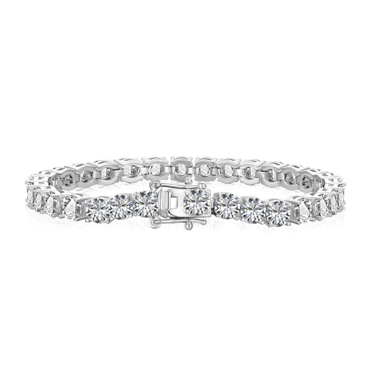 [Tonmkive Jewelry]Ornate Sparkling Round Cut Wedding Bracelet