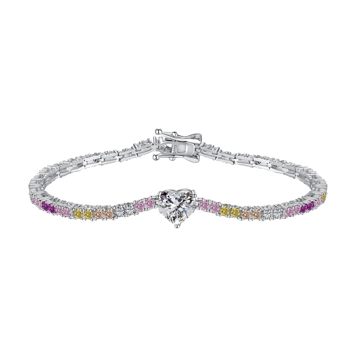 [Tonmkive Jewelry]Delicate Romantic Heart Shape Lover Bracelet