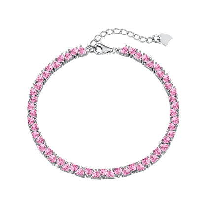 [Tonmkive Jewelry]Dazzling Romantic Heart Shape Lover Bracelet
