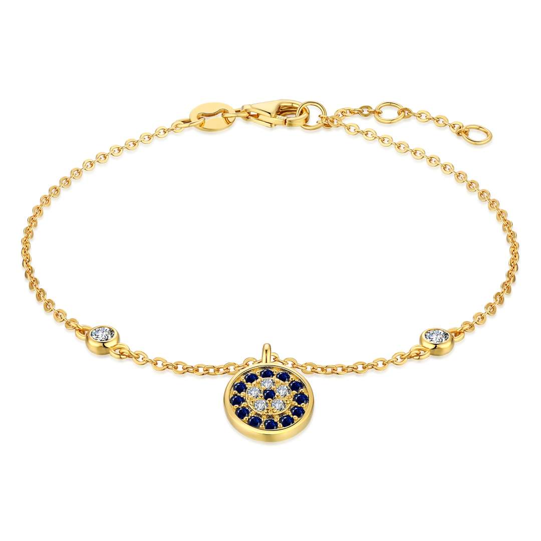 [Tonmkive Jewelry]Devil's Eye Round Shape Bracelet
