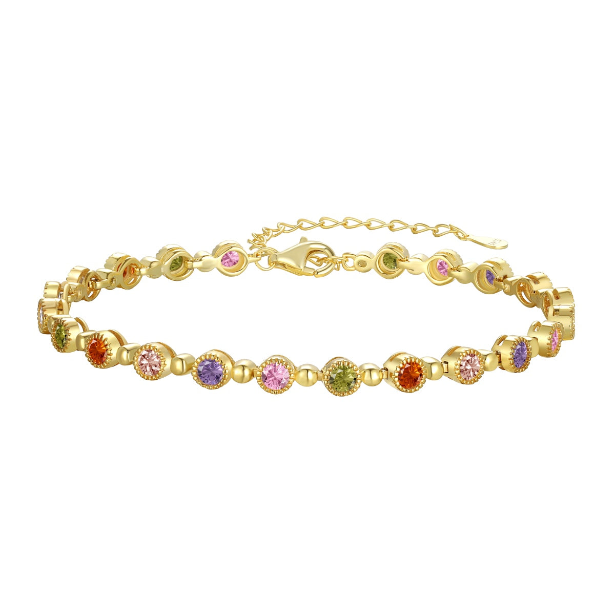 [Tonmkive Jewelry]Sparkling Exquisite Round Cut Party Bracelet