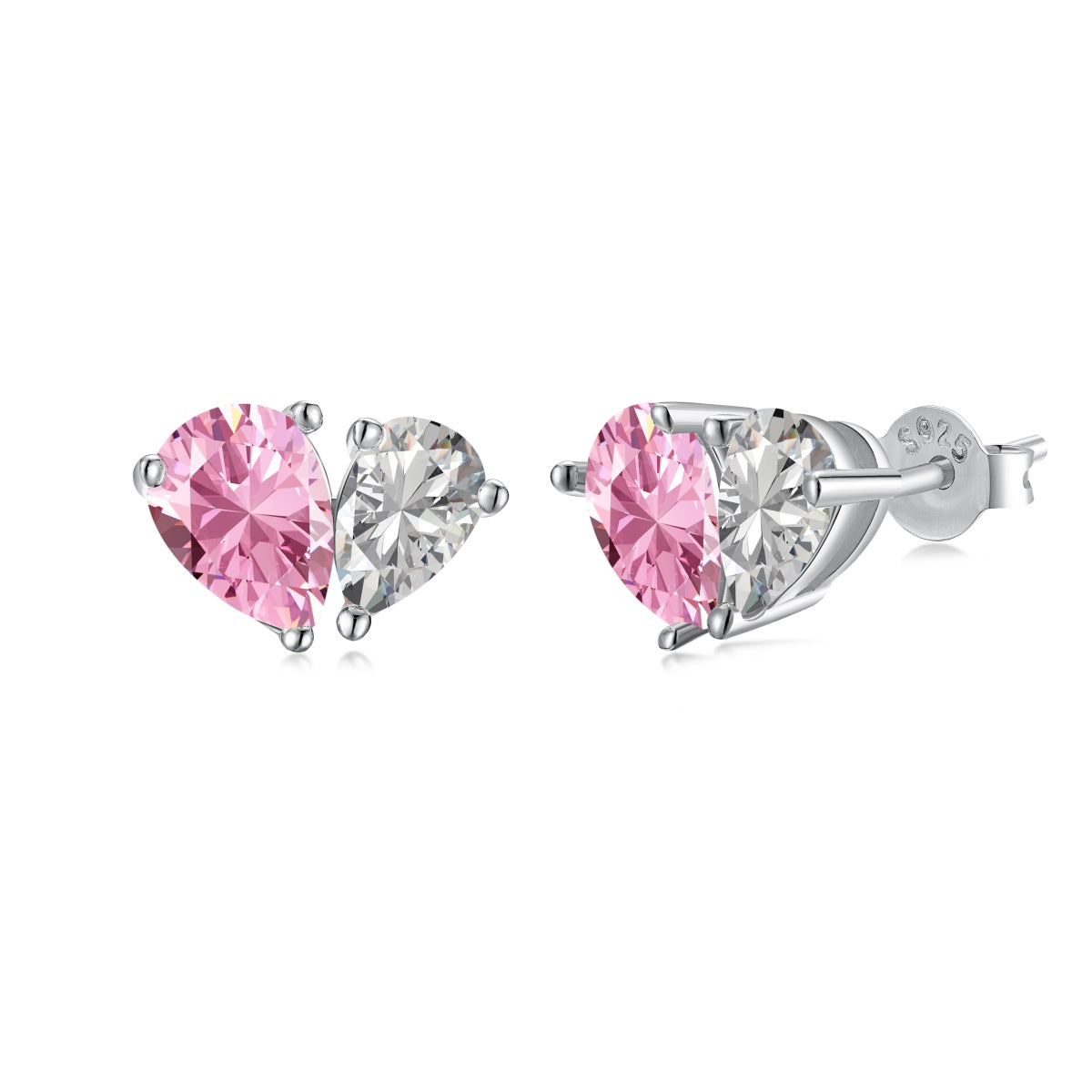 [Tonmkive Jewelry]Dazzling Elegant Heart Cut Lover Earrings