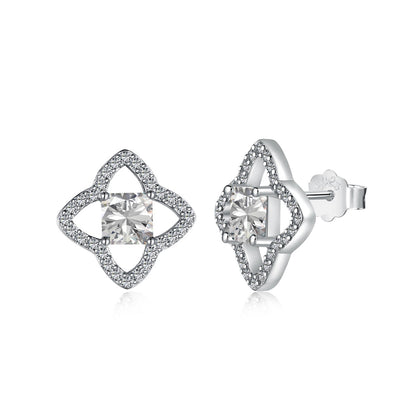 [Tonmkive Jewelry]Elegant Star Shape Princess Cut Daily Earrings