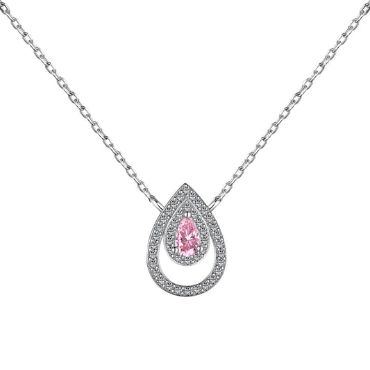 [Tonmkive Jewelry]Sparkling Pear Cut Necklace