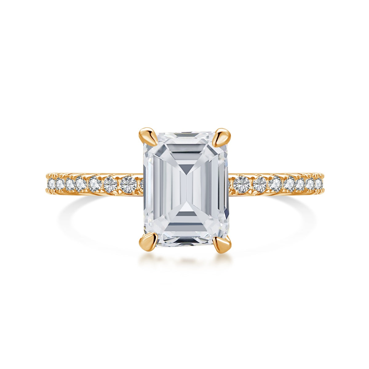 [Tonmkive Jewelry]2.0 Carat Scintillating Ornate Radiant Cut Party Ring