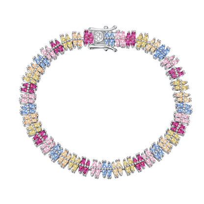[Tonmkive Jewelry]Sparkling Exquisite Multi Cut Party Bracelet