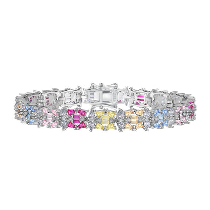 [Tonmkive Jewelry]Delicate Colorful Multi Cut Party Bracelet