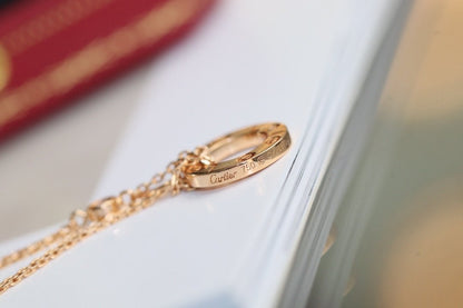 [Liorra]LOVE NECKLACE ADJUSTABLE Liorra GOLD 2 DIAMOND
