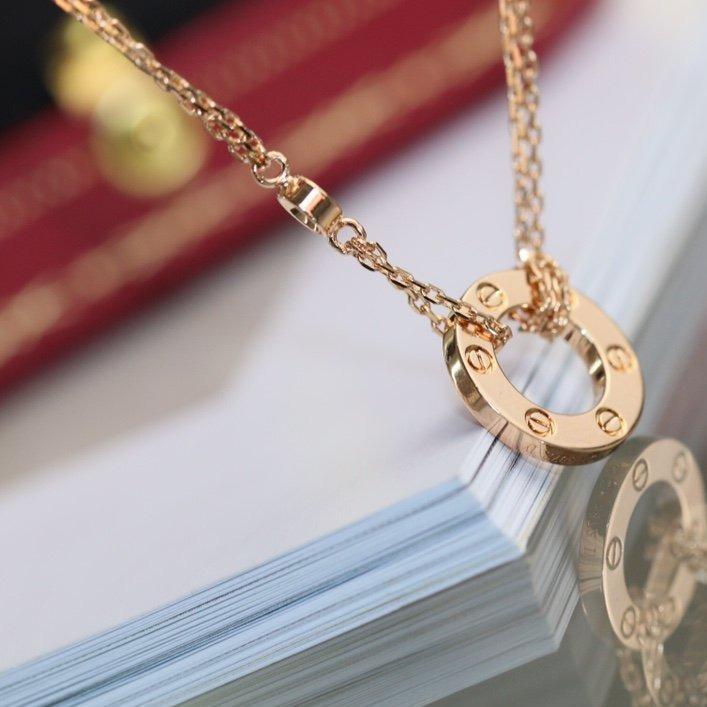 [Liorra]LOVE NECKLACE ADJUSTABLE Liorra GOLD 2 DIAMOND