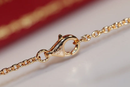 [Liorra]LOVE NECKLACE PINK GOLD AND SILVER