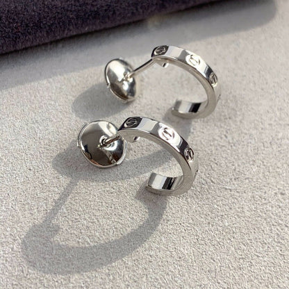 [Liorra]LOVE EARRINGS 2.65MM SILVER