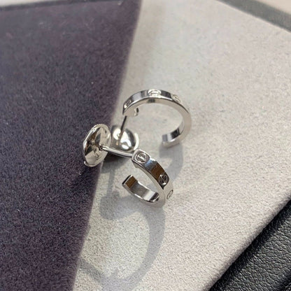 [Liorra]LOVE EARRINGS 2.65MM SILVER