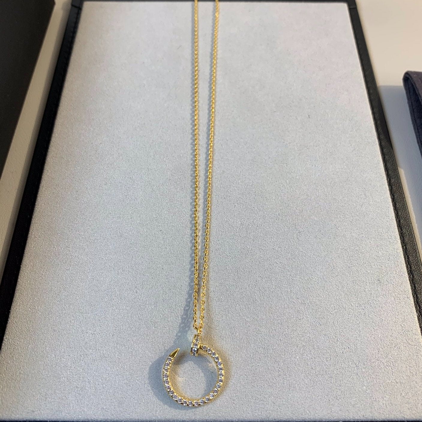 [Liorra]JUSTE NECKLACE GOLD DIAMONDS