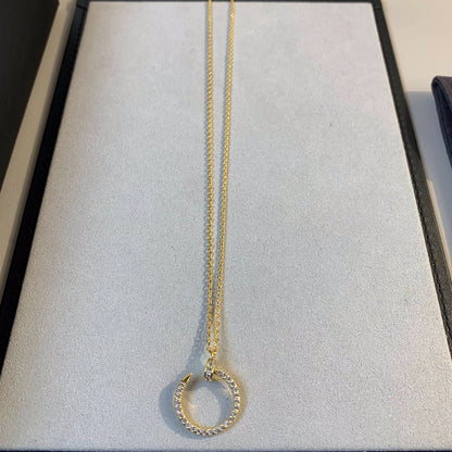 [Liorra]JUSTE NECKLACE GOLD DIAMONDS