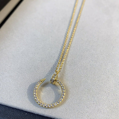 [Liorra]JUSTE NECKLACE GOLD DIAMONDS