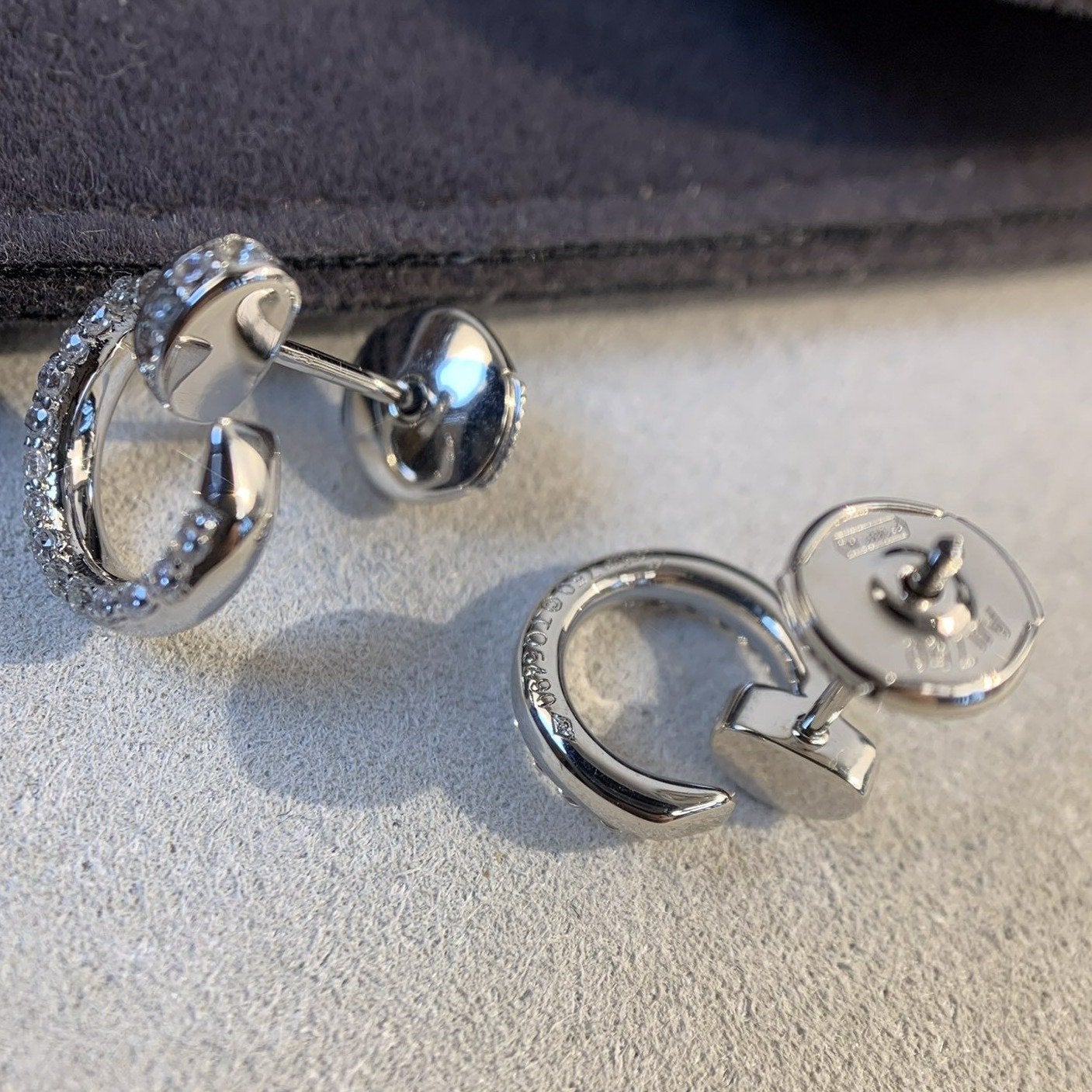[Liorra]JUSTE EARRINGS SILVER DIAMONDS