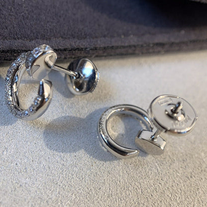 [Liorra]JUSTE EARRINGS SILVER DIAMONDS