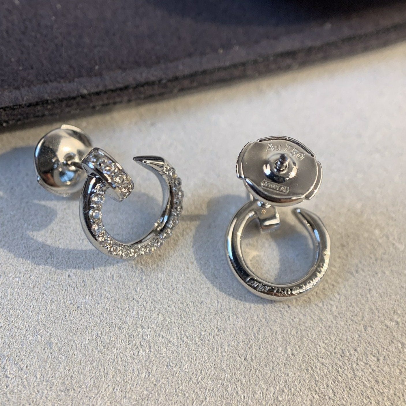 [Liorra]JUSTE EARRINGS SILVER DIAMONDS