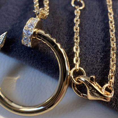 [Liorra]JUSTE NECKLACE PINK GOLD