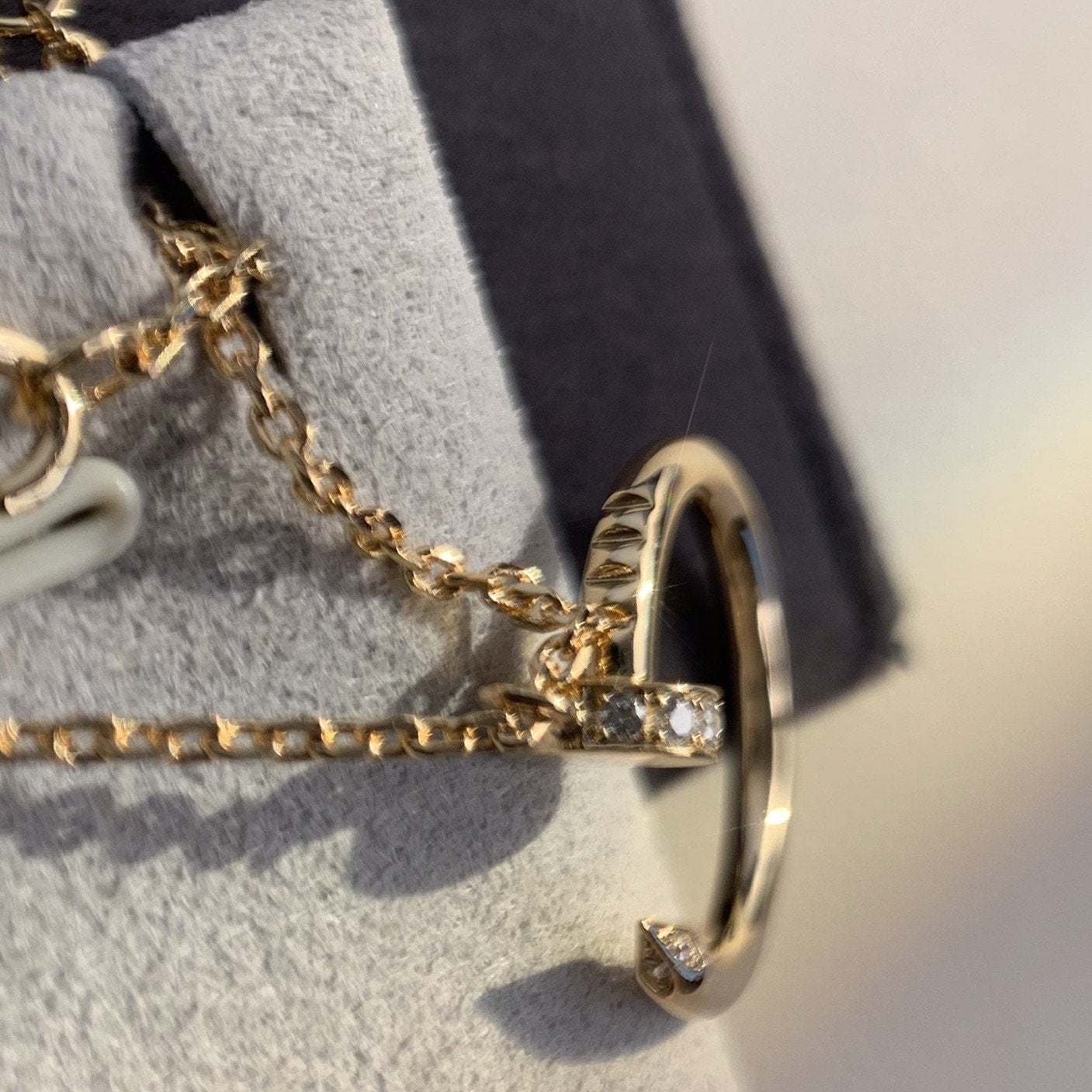 [Liorra]JUSTE NECKLACE PINK GOLD