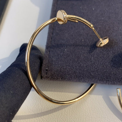 [Liorra]JUSTE EARRINGS GOLD DIAMONDS 1.8MM