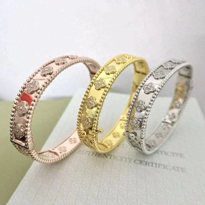 [Liorra]CLOVER BRACELET 8MM DIAMONDS