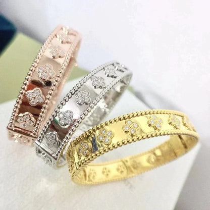 [Liorra]CLOVER BRACELET 8MM DIAMONDS
