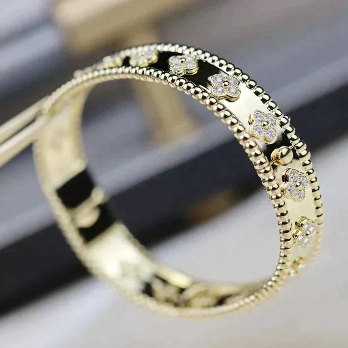 [Liorra]CLOVER BRACELET 8MM DIAMONDS