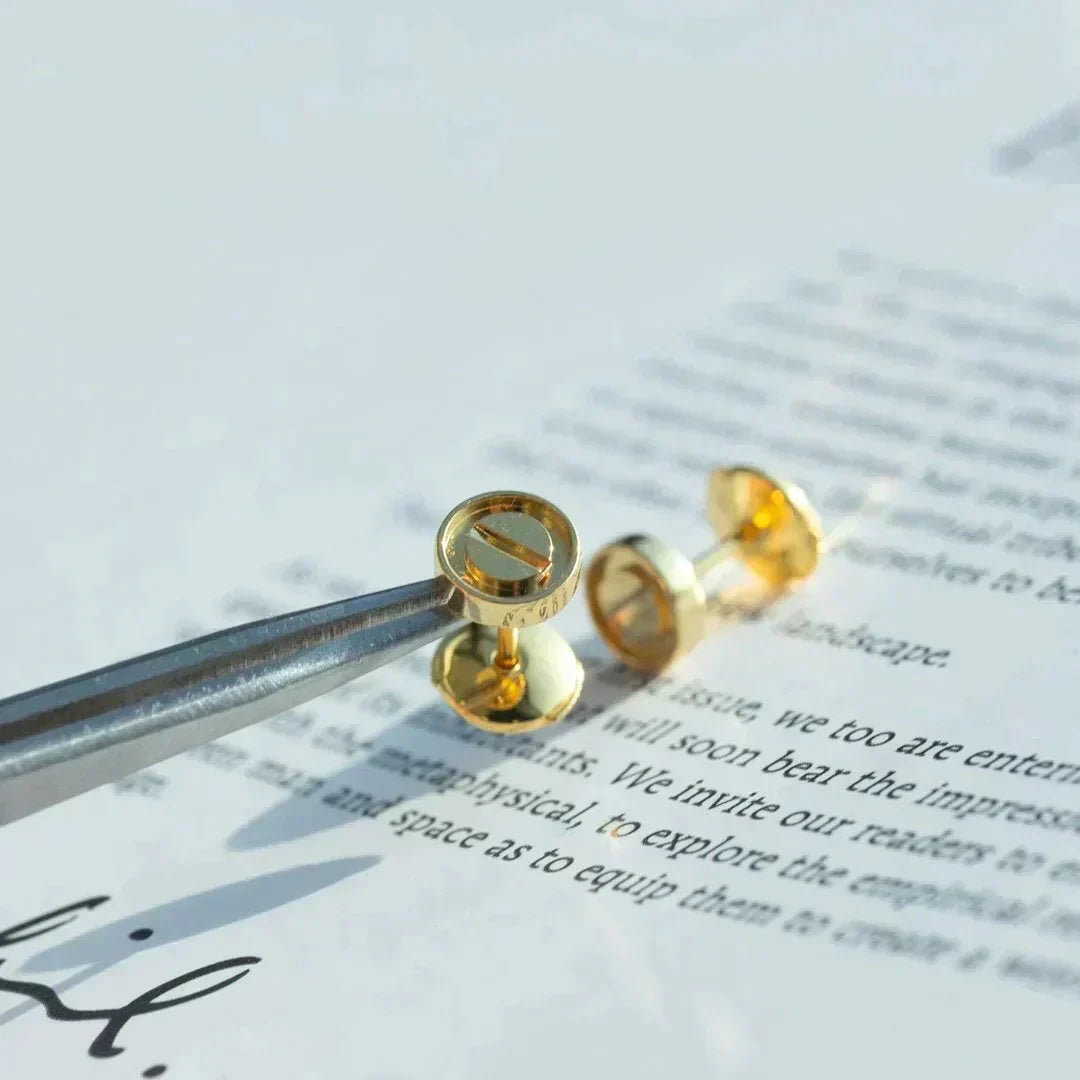 [Liorra]LOVE EARRINGS GOLD 10MM