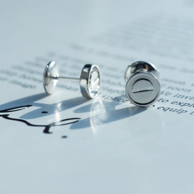 [Liorra]LOVE EARRINGS SILVER 10MM