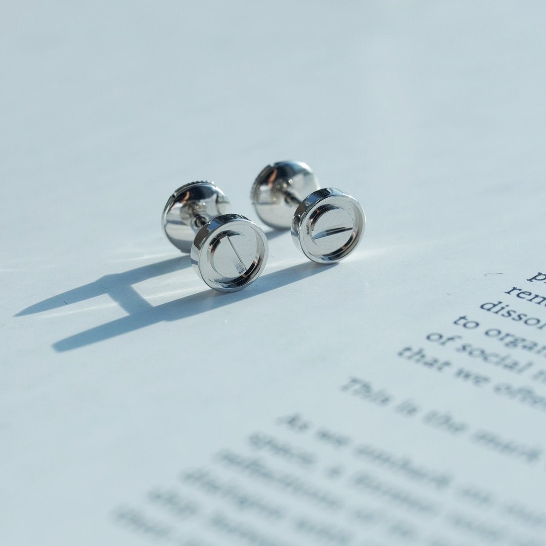 [Liorra]LOVE EARRINGS SILVER 10MM