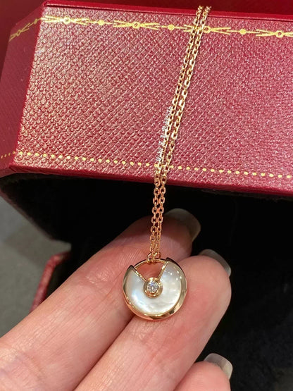[Liorra]AMULETTE Liorra GOLD MOP NECKLACE
