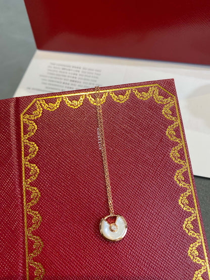[Liorra]AMULETTE Liorra GOLD MOP NECKLACE