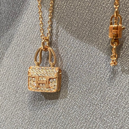 [Liorra]CONSTANCE PEDANT DIAMOND NECKLACE