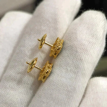[Liorra]CLOVER MINI 9.5MM MALACHITE  EARRINGS