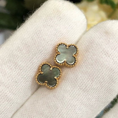 [Liorra]CLOVER MINI GOLD EARRINGS