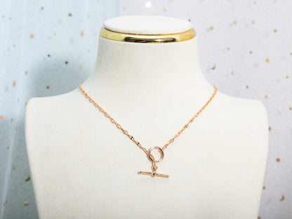 [Liorra]ECHAPPEE NECKLACE PINK GOLD