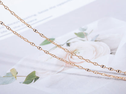 [Liorra]ECHAPPEE NECKLACE PINK GOLD