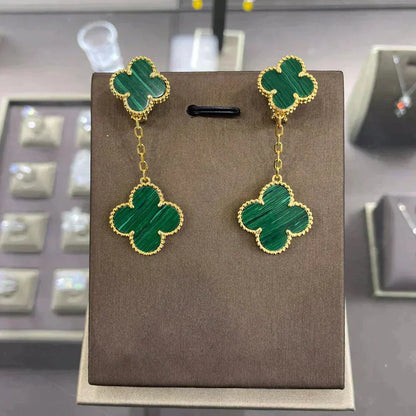 [Liorra]CLOVER 2 MOTIFS  EARRINGS (MULTIPLE CHOICESC