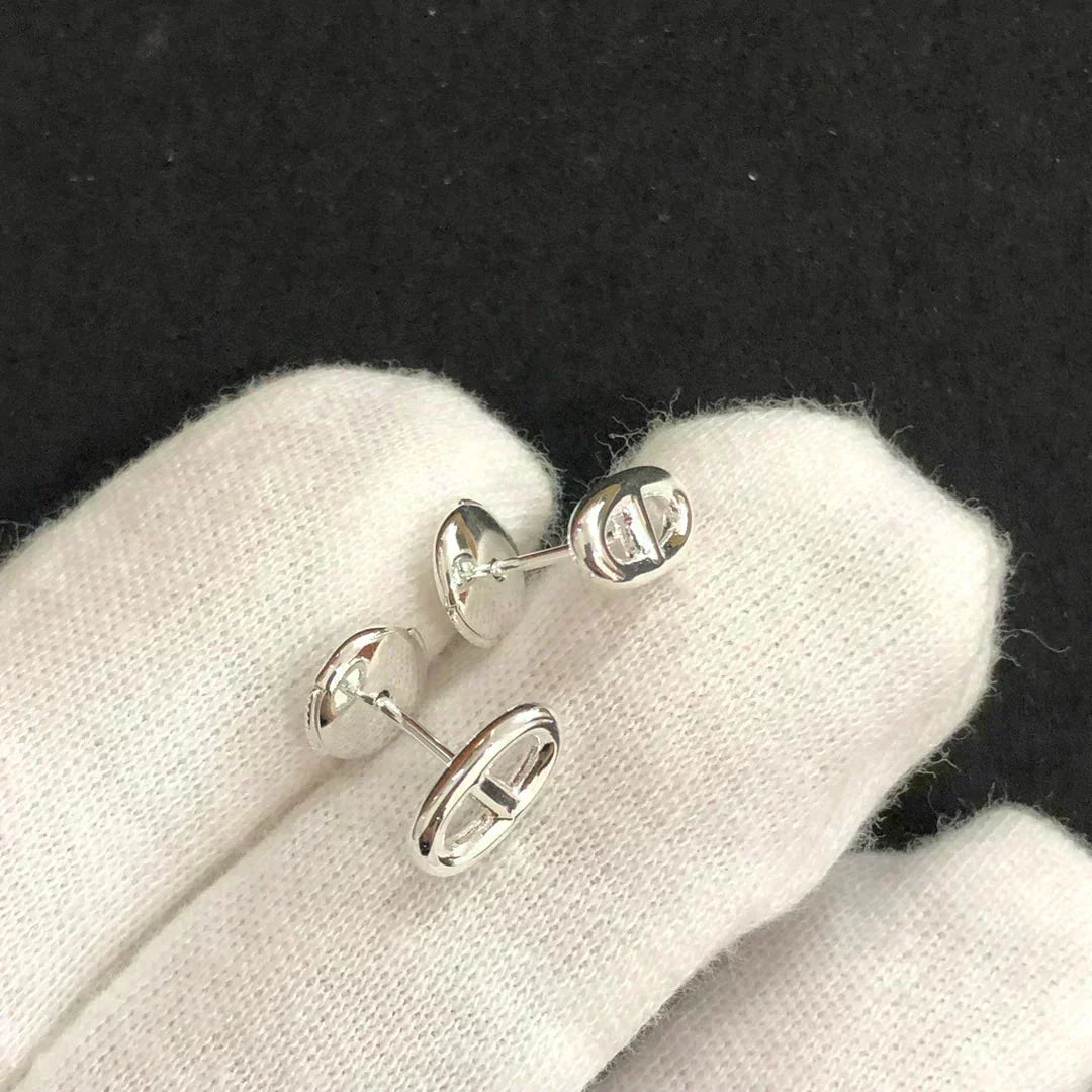 [Liorra]CHAINE SMALL EARRINGS GOLD AND SILVER