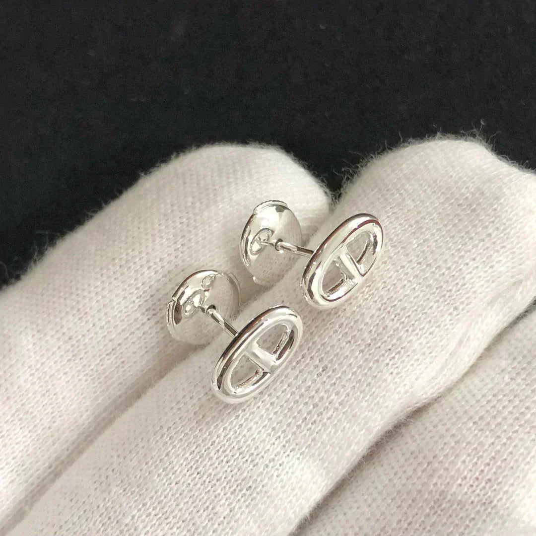 [Liorra]CHAINE SMALL EARRINGS GOLD AND SILVER