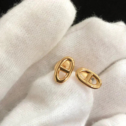 [Liorra]CHAINE SMALL EARRINGS GOLD AND SILVER