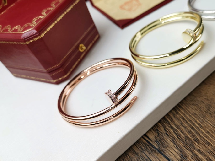 [Liorra]JUSTE BRACELET 3.5MM DOUBLE ROW DIAMOND