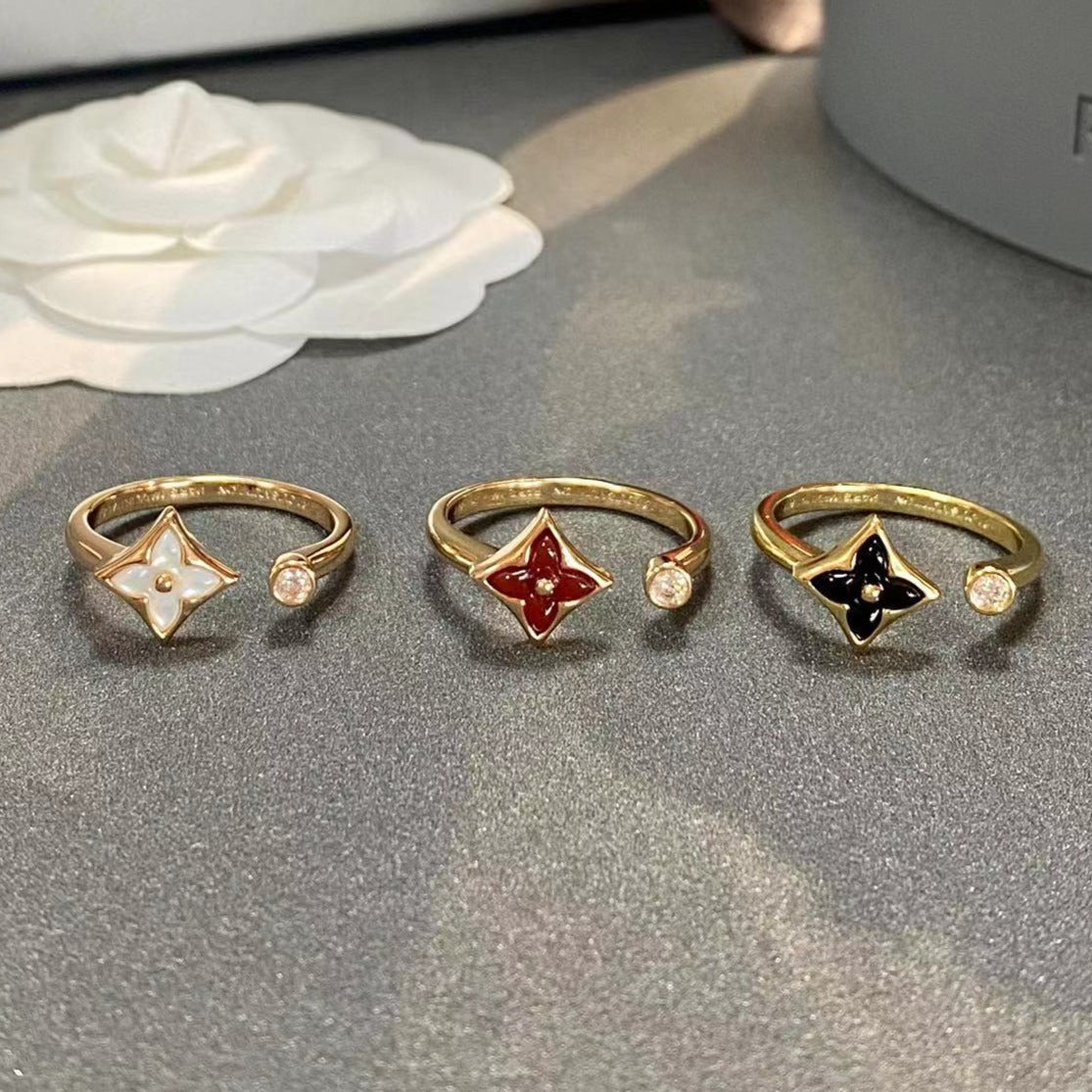 [Liorra]STAR 1 DIAMOND OPEN RING